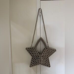 AKIRA Silver Star Crossbody Bag